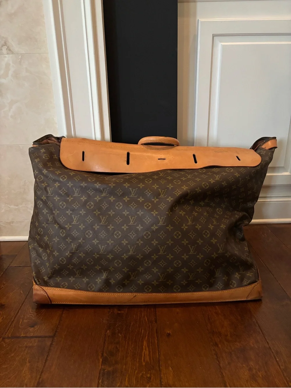 Authentic Louis Vuitton Monogram Canvas Steamer 65 Travel Bag